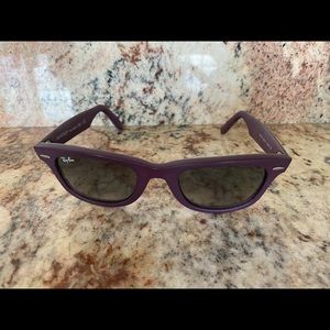 Wayfair Rayban purple camo sunglasses